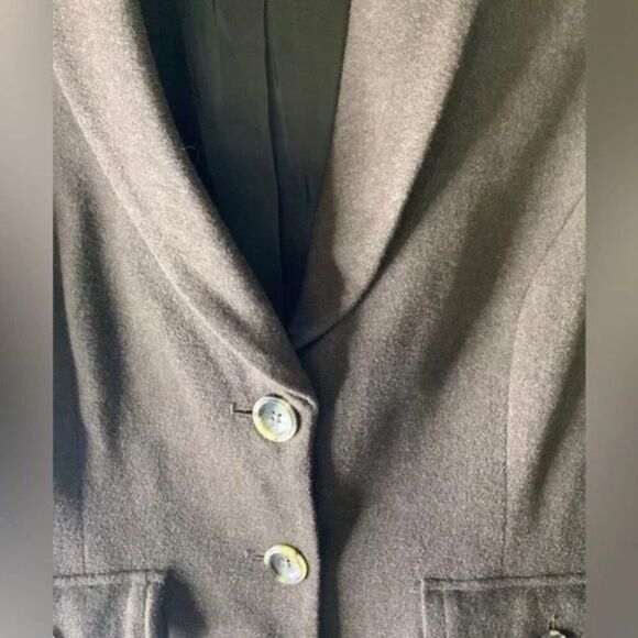 Eddie Bauer Wool Blazer Button Front Pockets Women's Size 12 Line Suit Jacket - Picture 8 of 10